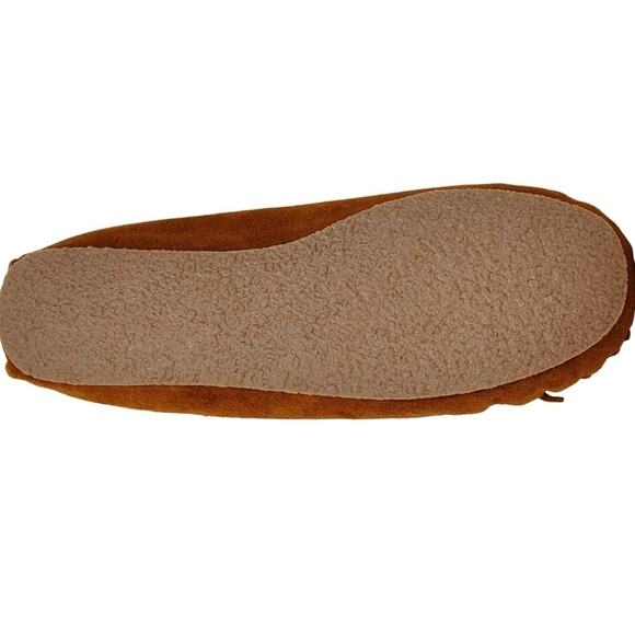 Minnetonka Women's Cally Trapper Moccasin Slipper, Brown, Size 8 M - Picture 4 of 6